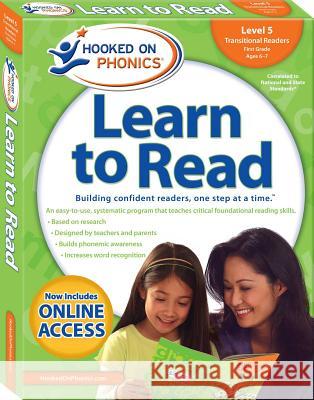Hooked on Phonics Learn to Read - Level 5, 5: Transitional Readers (First Grade Ages 6-7) Hooked on Phonics 9781940384146 Hooked on Phonics