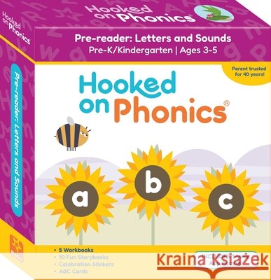 Hooked on Phonics Pre-Reader Kit: Letters and Sounds Hooked on Phonics                        9781940384481 Hooked on Phonics