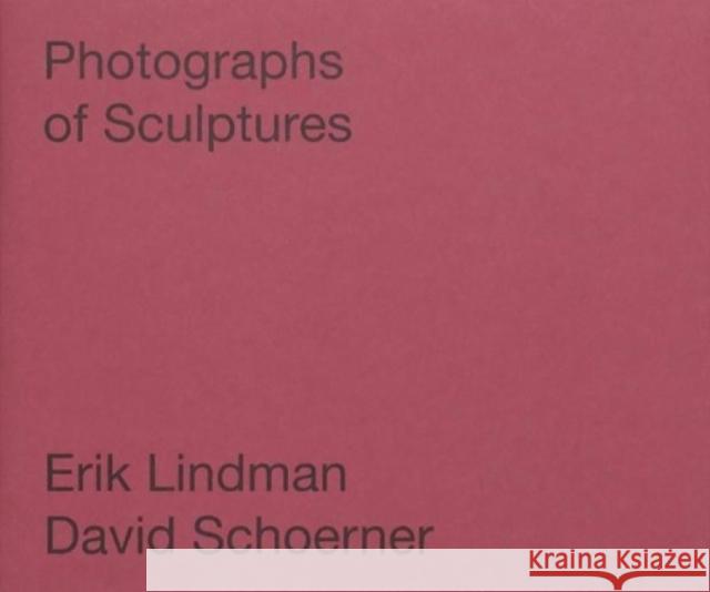 Photographs of Sculptures Erik Lindman, David Schoerner 9781940881300