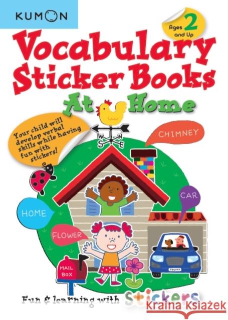 Kumon Vocabulary Sticker Books At Home Kumon 9781941082737