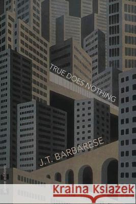 True Does Nothing J T Barbarese 9781941196656 Madhat, Inc.