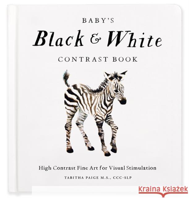 Baby's Black and White Contrast Book: High-Contrast Art for Visual Stimulation at Tummy Time Tabitha Paige 9781941325971