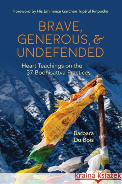 Brave, Generous, & Undefended Barbara (Barbara Du Bois) Du Bois 9781942493884 Hohm Press,U.S.