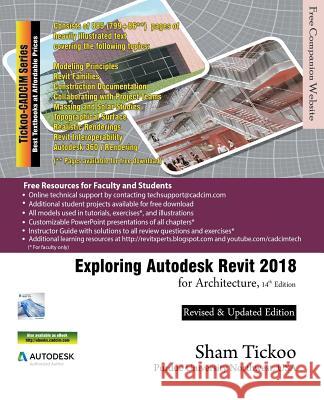 Exploring Autodesk Revit 2018 for Architecture Prof Sham Tickoo Purdu 9781942689942