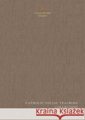 Catholic Social Teaching Collection Robert Barron Daniel Seseske Matthew Becklo 9781943243662 Word on Fire Classics