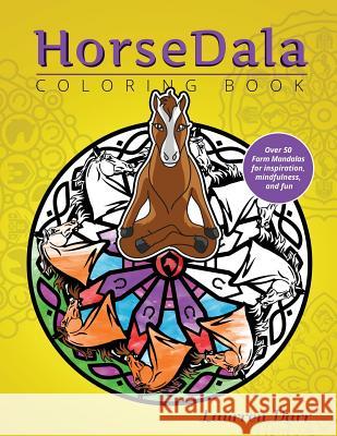 HorseDala Coloring Book Laurren Darr 9781943356300 Left Paw Press, LLC