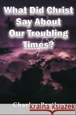 What Did Christ Say About Our Troubling Times? Charles Pretlow 9781943412174 Wilderness Voice Publishing
