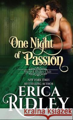 One Night of Passion Erica Ridley 9781943794430 Intrepid Reads