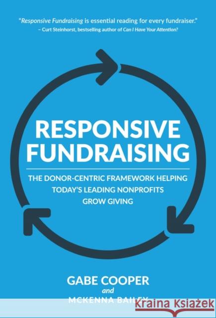Responsive Fundraising: The Donor-Centric Framework Helping Today's Leading Nonprofits Grow Giving Gabe Cooper McKenna Bailey 9781944194727 Brisance Books