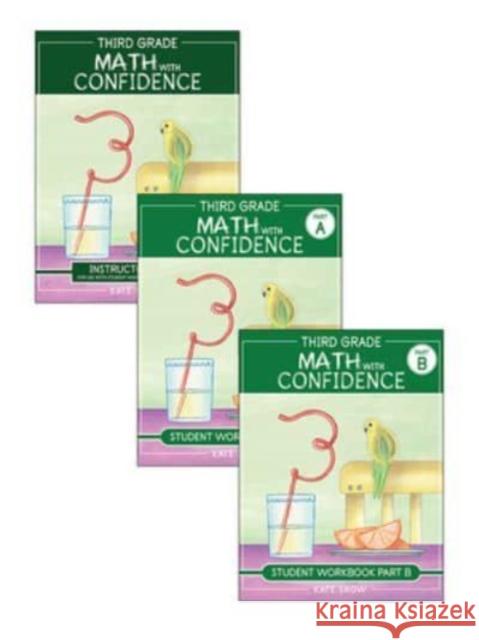 Third Grade Math with Confidence Complete Bundle Kate Snow Itamar Katz 9781944481261 Well-Trained Mind Press