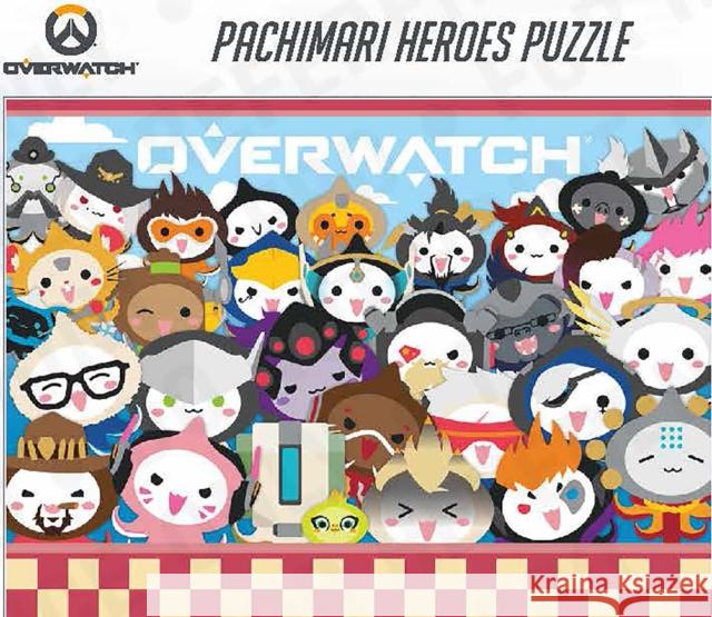 Overwatch: Pachimari Heroes Puzzle Blizzard Entertainment 9781945683862 Blizzard Entertainment