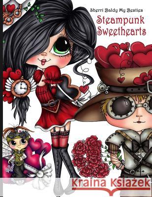 Sherri Baldy Steampunk Sweethearts My Besties Coloring Book Sherri Ann Baldy 9781945731617 Sherri Baldy My-Besties