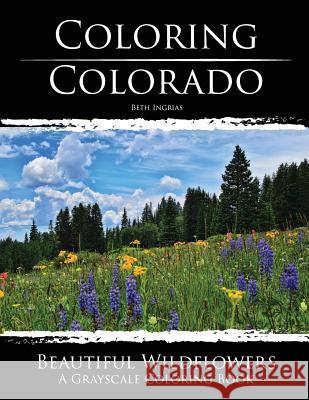 Coloring Colorado: Beautiful Wildflowers: A Grayscale Coloring Book Beth Ingrias 9781945803048 Team of Light Media LLC