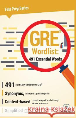 GRE Wordlist: 491 Essential Words Vibrant Publishers 9781946383402 Vibrant Publishers