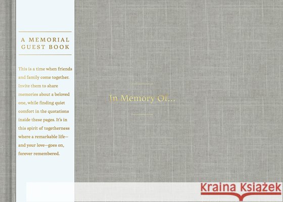 In Memory of: A Memorial Guest Book Miriam Hathaway 9781946873545