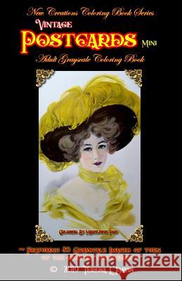New Creations Coloring Book Series: Victorian Postcards Mini Brad Davis Teresa Davis 9781947121751