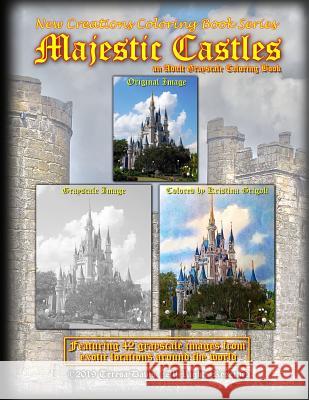 New Creations Coloring Book Series: Majestic Castles Teresa Davis Brad Davis Teresa Davis 9781947121782 New Creations Coloring Book Series