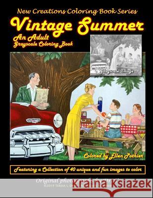 New Creations Coloring Book Series: Vintage Summer Brad Davis Teresa Davis 9781947121850