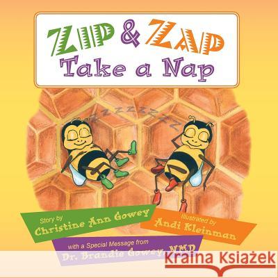 Zip and Zap Take a Nap Christine Gowey Gowey Brandie Andi Kleinman 9781947652101