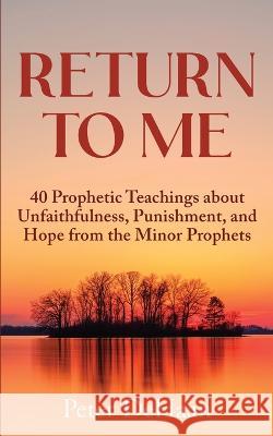 Return to Me: 40 Prophetic Teachings about Unfaithfulness, Punishment, and Hope from the Minor Prophets Peter DeHaan   9781948082860 Rock Rooster Books
