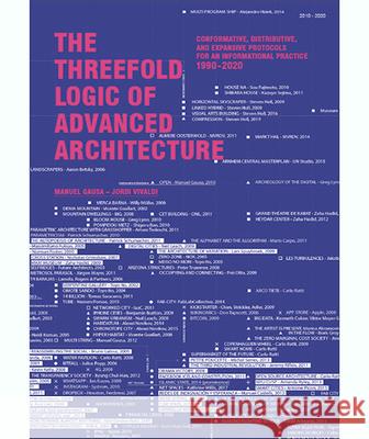 The Threefold Logic of Advanced Architecture: Conformative, Distributive and Expansive Protocols for an Informational Practice: 1990-2020 Manuel Gausa Jordi Vivaldi 9781948765572