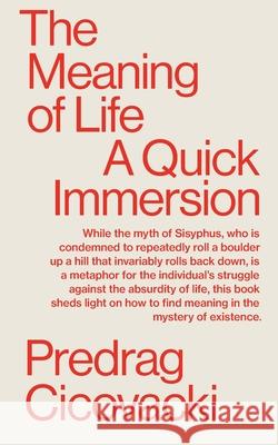 The Meaning of Life: A Quick Immersion Predrag Cicovacki 9781949845280 Tibidabo Publishing, Inc.