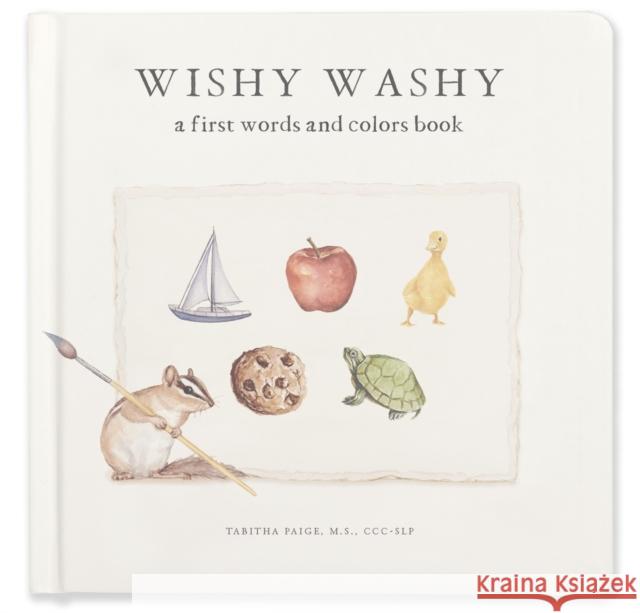 Wishy Washy: A Board Book of First Words and Colors for Growing Minds Paige, Tabitha 9781950968541 Paige Tate & Co