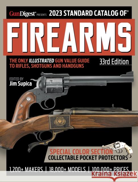 2023 Standard Catalog of Firearms, 33rd Edition: The Illustrated Collector's Price and Reference Guide Jim Supica 9781951115777 Gun Digest Books