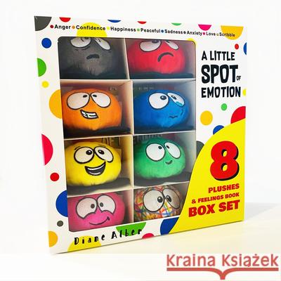 A Little Spot of Emotion 8 Plush Toys with Feelings Book Box Set  9781951287399 Diane Alber Art LLC