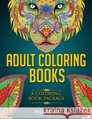 Adult Coloring Books: A Coloring Book Package Zengalaxy Coloring   9781951355333 Adult Coloring Books