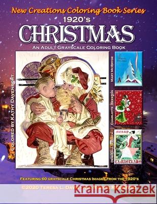 New Creations Coloring Book Series: 1920s Christmas Brad Davis Teresa Davis 9781951363376