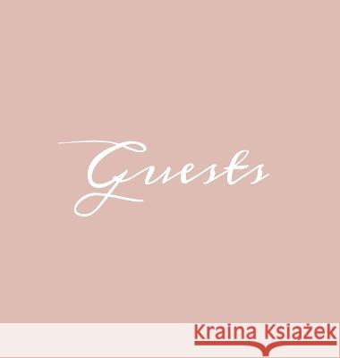 Guests Hardcover Guest Book: Blush Pink Guestbook Blank No Lines 64 Pages Keepsake Memory Book Sign In Registry for Visitors Comments Wedding Birth Murre Book Decor 9781951373047 Murre Book Decor