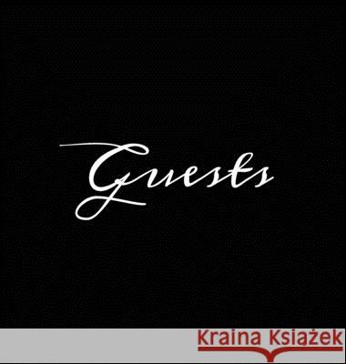 Guests Black Hardcover Guest Book Blank No Lines 64 Pages Keepsake Memory Book Sign In Registry for Visitors Comments Wedding Birthday Anniversary Chr Murre Book Decor 9781951373054 Murre Book Decor