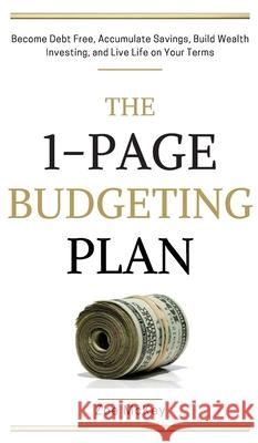 The 1-Page Budgeting Plan Zoe McKey 9781951385859 Dorottya Zita Varga