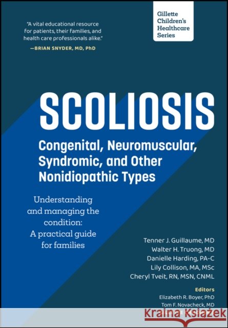 Scoliosis Cheryl (Gillette Children's, MN) Tveit 9781952181214