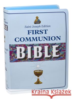 New Catholic Bible -- Med. Print Dura Lux (Boys Communion) Catholic Book Publishing Corp 9781953152237