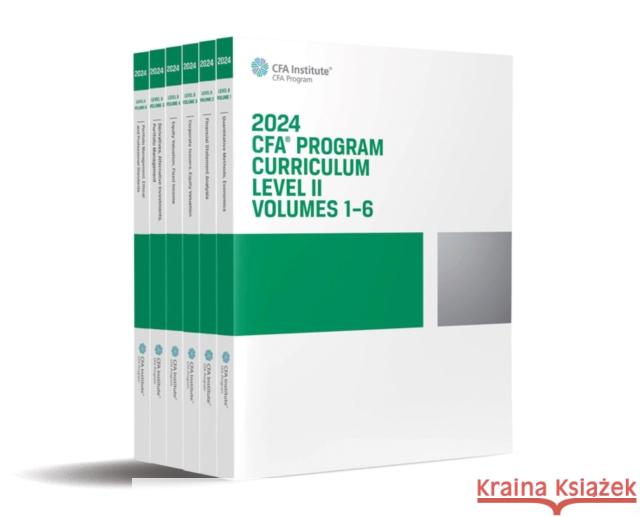 2024 CFA Program Curriculum Level II Box Set  CFA Institute 9781953337689 CFA Institute