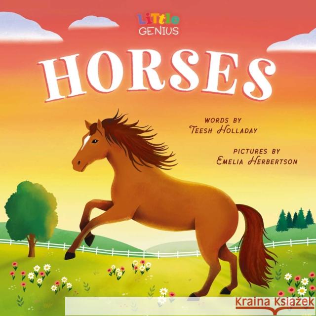 Little Genius Horses Teesh Holladay Amelia Herbertson 9781953344663 Little Genius Books