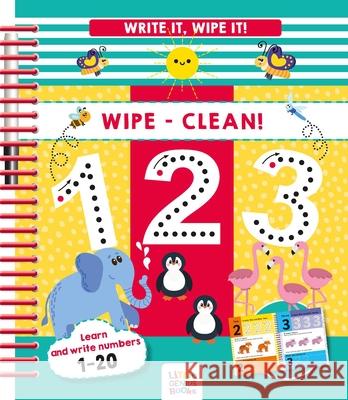 Write It, Wipe It! Wipe-Clean 123 Little Genius Books 9781953344687