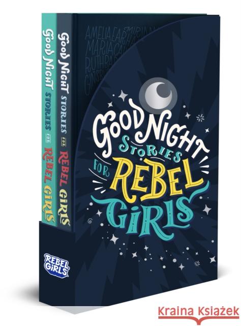 Good Night Stories for Rebel Girls 2-Book Gift Set Elena Favilli Francesca Cavallo Rebel Girls 9781953424143 Rebel Girls Inc