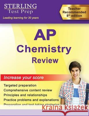 AP Chemistry Review: Complete Content Review Sterling Tes 9781954725911 Sterling Education
