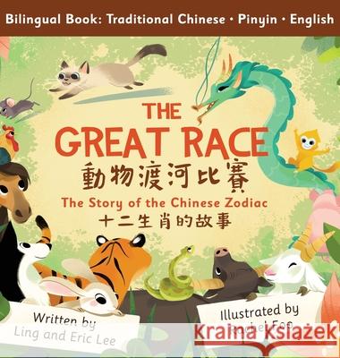 The Great Race: Story of the Chinese Zodiac (Traditional Chinese, English, Pinyin) Ling Lee, Eric Lee, Rachel Foo 9781957091006 Learn Chinese with Tofu