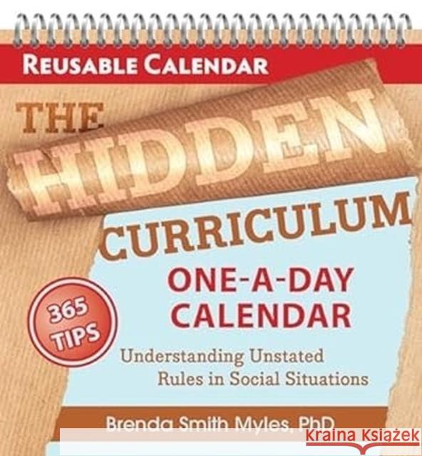 Hidden Curriculum Calendar Brenda Smit 9781957984995 Future Horizons