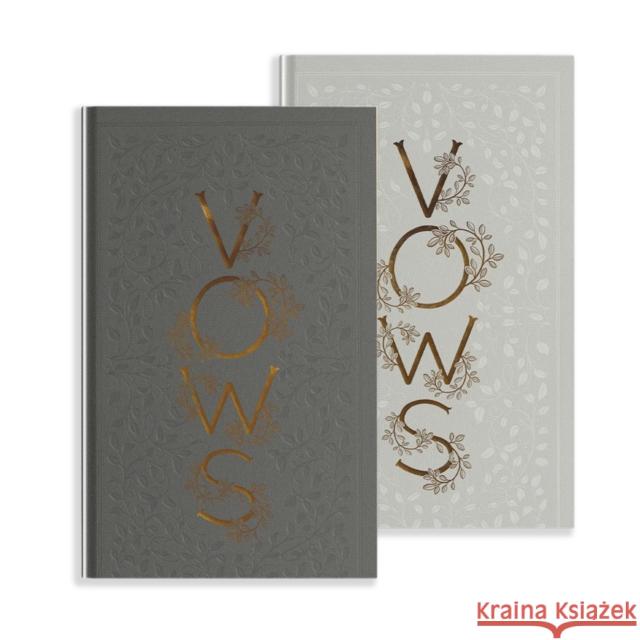 Our Wedding Vows: A Set of Heirloom-Quality Vow Books with Foil Accents and Hand Drawn Illustrations Korie Herold 9781958803240