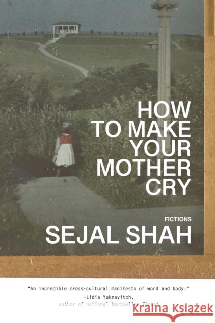 How to Make Your Mother Cry: Fictions Sejal Shah 9781959000136