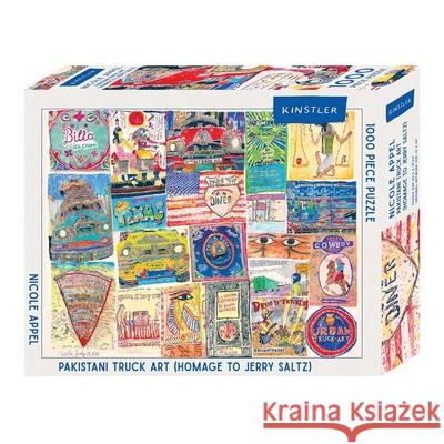 Pakistani Truck Art (Homage to Jerry Saltz): 1000 Piece Puzzle Nicole Appel 9781959407201 Kinstler