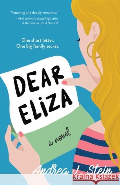 Dear Eliza: A Novel Andrea J. Stein 9781959411703