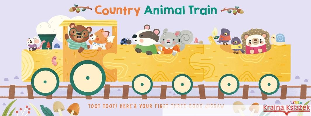Animal Train - Country Little Genius Books 9781960107510 Little Genius Books