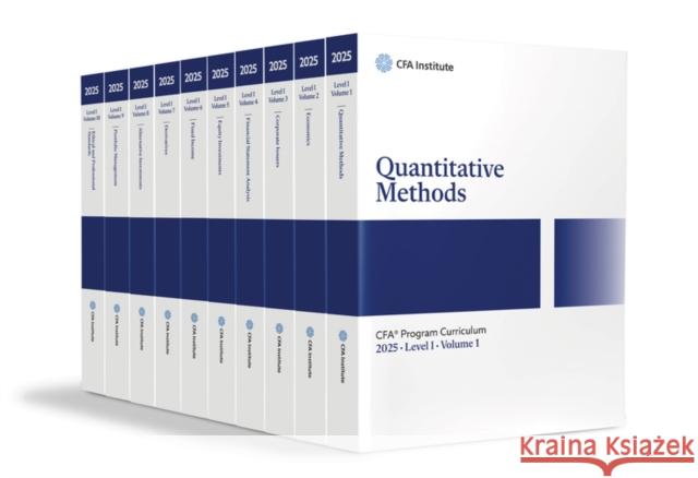 2025 CFA Program Curriculum Level I Box Set CFA Institute 9781961409088