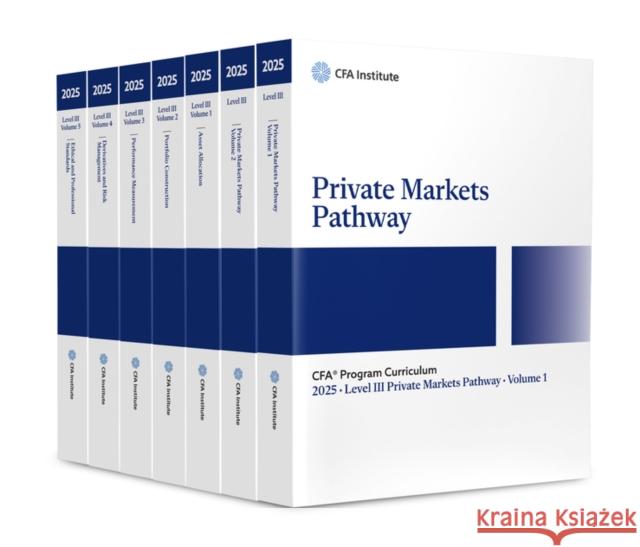 2025 Cfa Program Curriculum Level 3 Private Markets Box Set Cfa Institute 9781961409682 Wiley